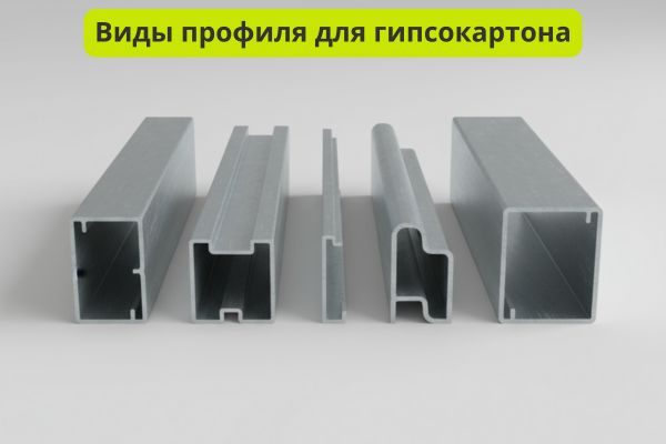 Виды профилей для ГКЛ фото